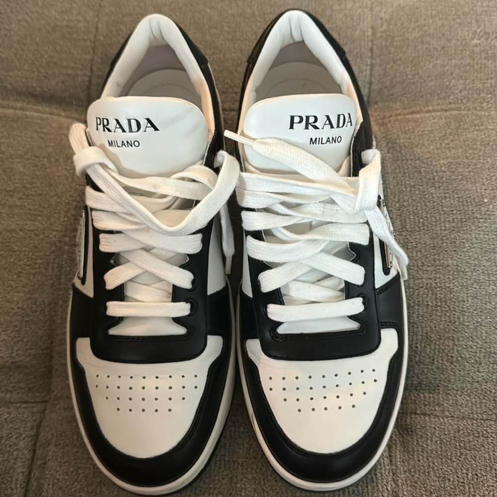 Prada sneakers shoes size 38.5